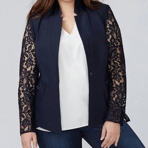Lane Bryant lace blazer